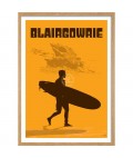 Retro Print | Surf Blairgowrie | Yellow